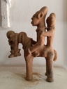 Cavalier Tribal en Terre Cuite : Art Africain Unique